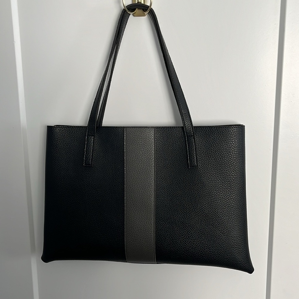 Vince Camuto Vegan Leather "The Luck Tote" Bag - Picture 3 of 11